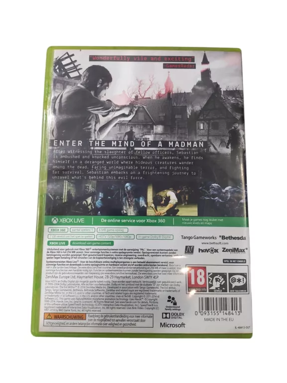 GRA XBOX 360 THE EVIL WITHIN