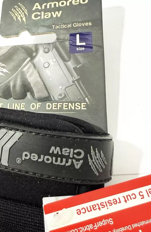 RĘKAWICE TAKTYCZNE ANTYPRZEKŁUCIOWE ARMORED CLAW SIZE L DIRECT SAFE