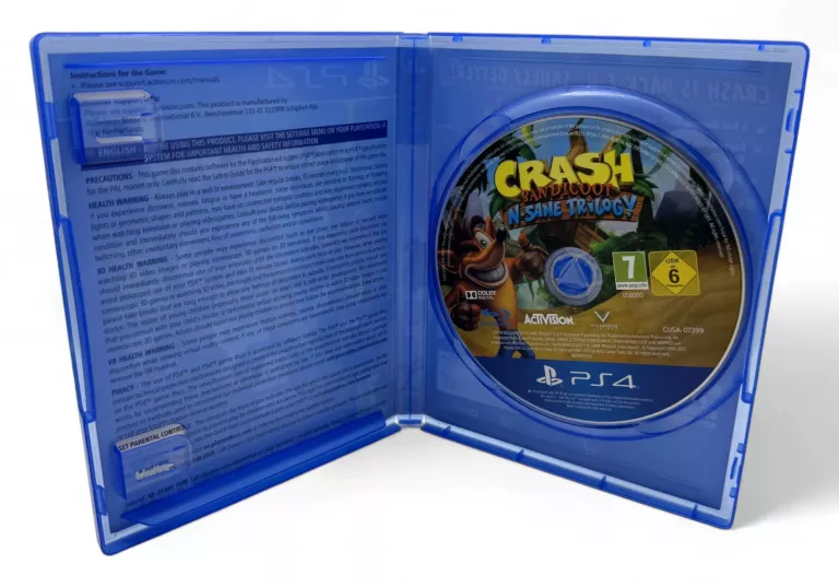 GRA PS4 CRASH BANDICOOT N'SANE TRILOGY
