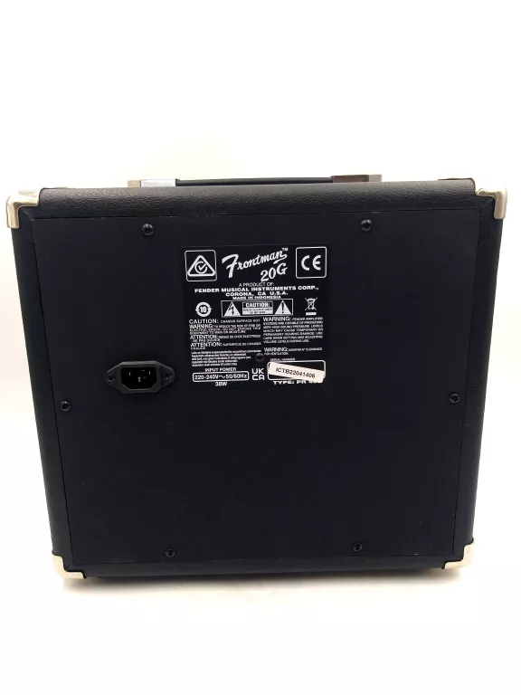 WZMACNIACZ GITAROWY FENDER FRONTMAN 20G 20W TRANZYSTOROWY AUX SŁUCHAWKOWE