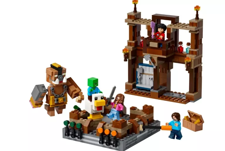 LEGO MINECRAFT 21272 RING W LEŚNYM DWORZE – 491 ELEMENTÓW