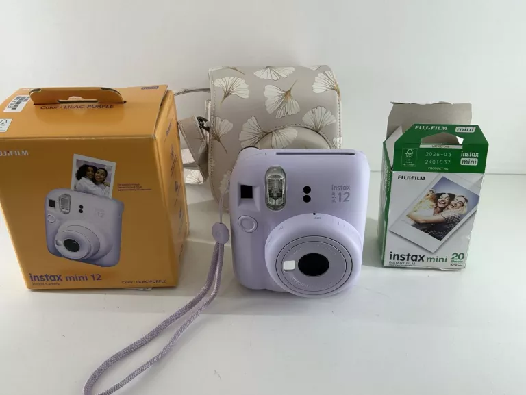 APARAT FUJIFILM INSTAX MINI 12 KOMPLET + FILMY