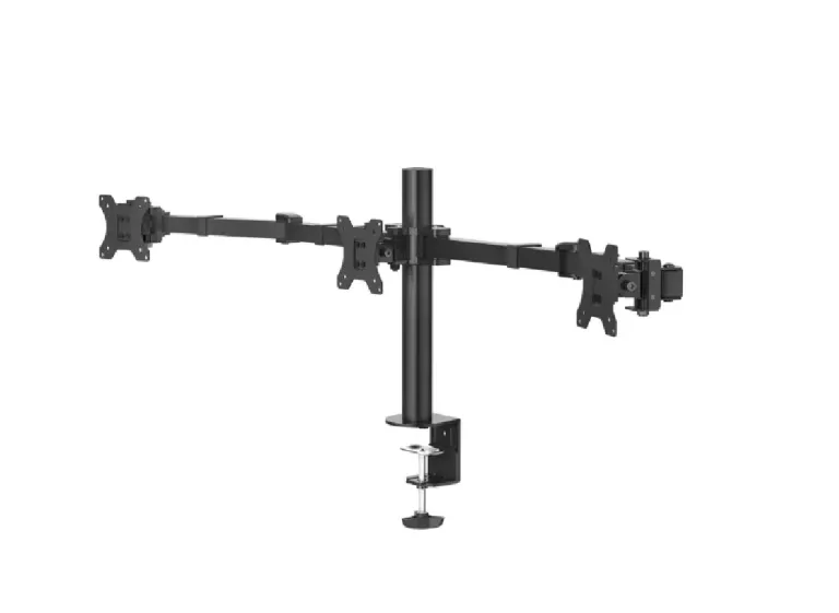 HAMA 00118495 REGULOWANE RAMIĘ UCHWYT BIURKOWY NA 3 MONITORY 13-27'' DO 7K