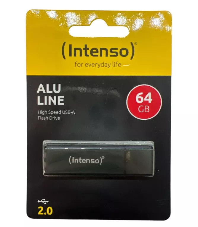 PENDRIVE INTENSO ALU LINE 64GB USB 2.0 GREY