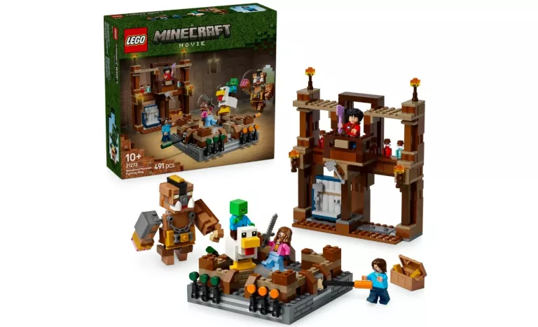 LEGO MINECRAFT 21272 RING W LEŚNYM DWORZE – 491 ELEMENTÓW