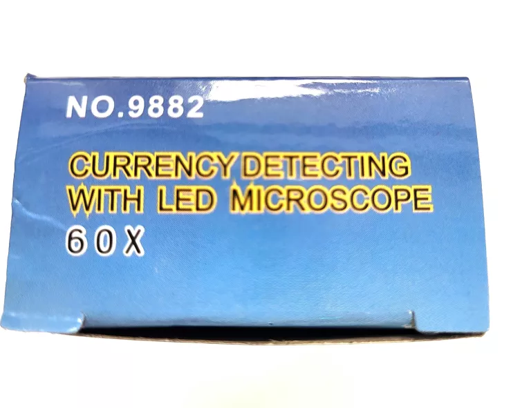 LUPA MIKROSKOP KIESZONKOWY 60X LEDX2 UV