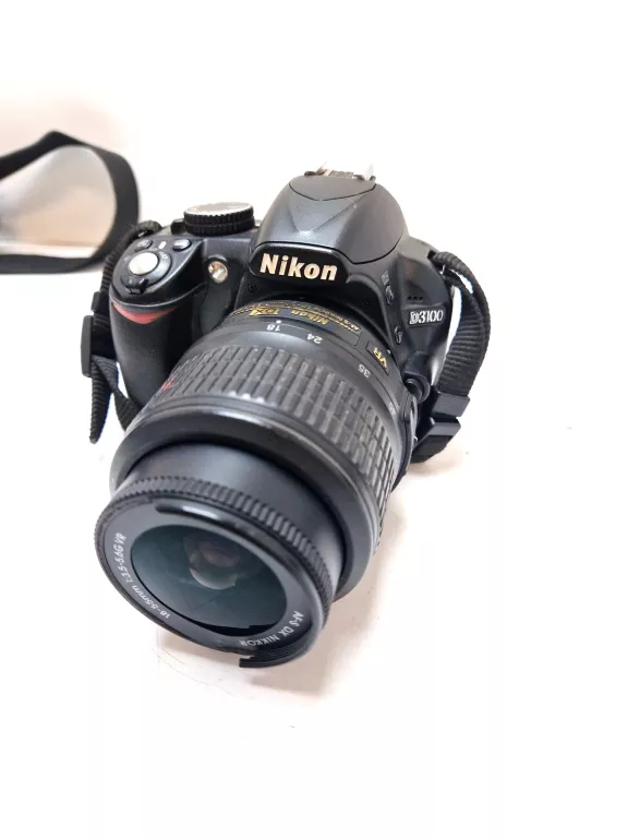 APARAT NIKON D3100 + OBIEKTYW NIKON 18-55MM W ETUI Z ŁAD I DOD BATERIA