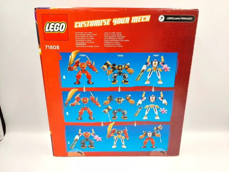 LEGO NINJAGO MECH ŻYWIOŁU OGNIA KAIA 71808