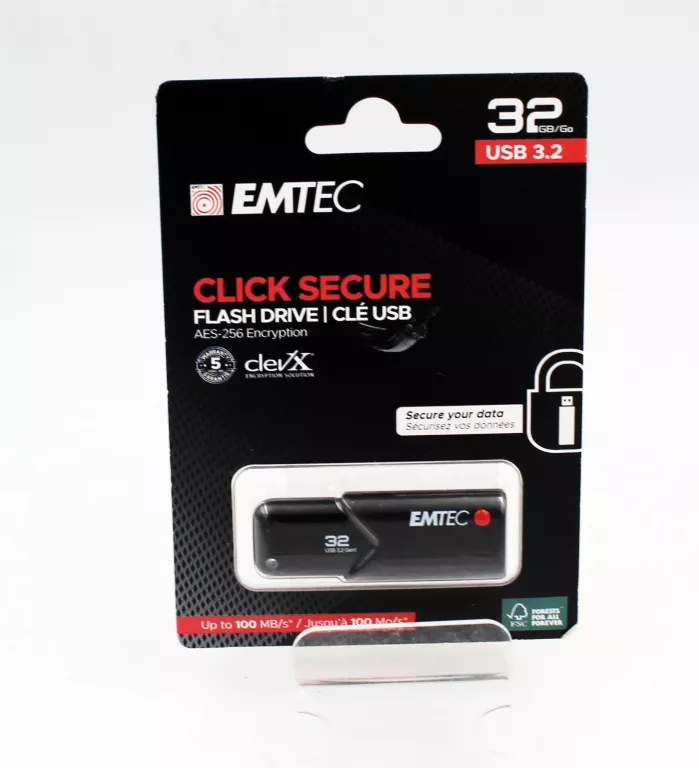 EMTEC B120 CLICK SECURE PAMIĘĆ USB 32