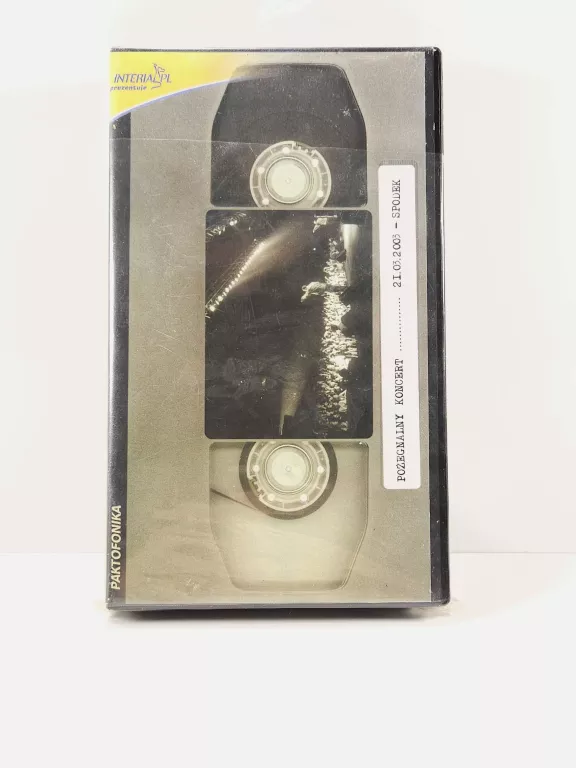 KASETA VHS PAKTOFONIKA POŻEGNALNY KONCERT 21.03.2003