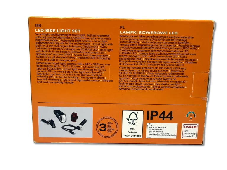 LAMPKA ROWEROWA CRIVIT