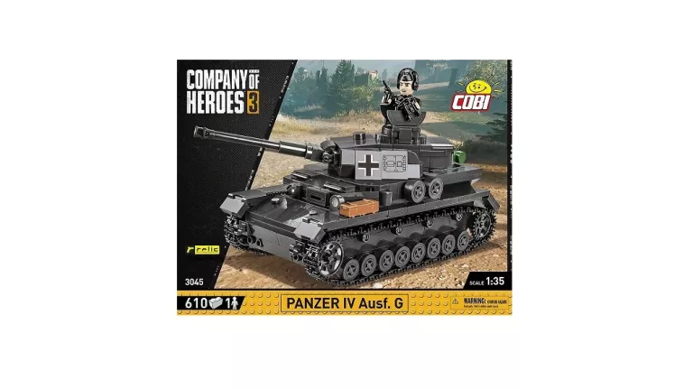 KLOCKI COBI COMPANY OF HEROES 3 CZOŁG PANZER IV AUSF. G JAK NOWE