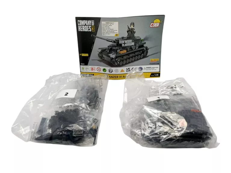 KLOCKI COBI COMPANY OF HEROES 3 CZOŁG PANZER IV AUSF. G JAK NOWE