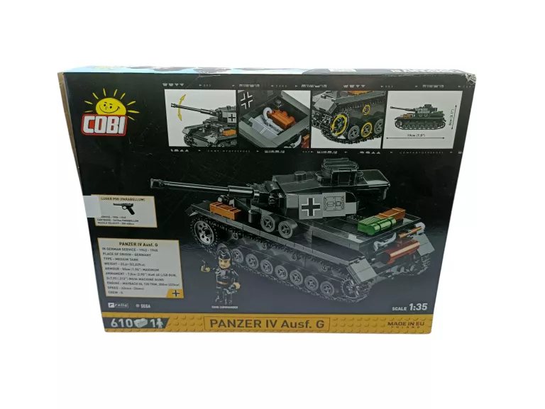 KLOCKI COBI COMPANY OF HEROES 3 CZOŁG PANZER IV AUSF. G JAK NOWE