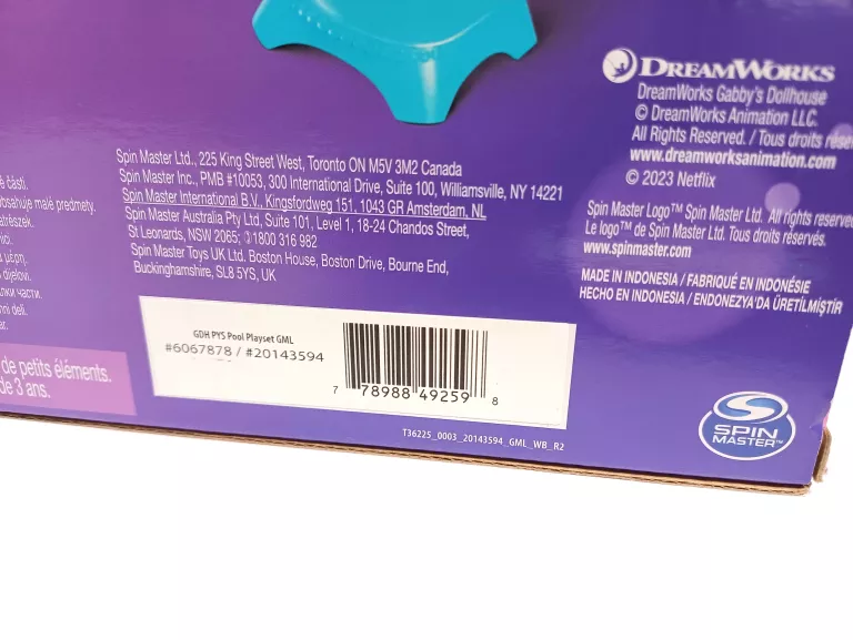 KOCI DOMEK GABI DUŻY ZESTAW BASEN 2 FIGURKI GABI SYRENKOTKA + ZJEŻDŻALNIA