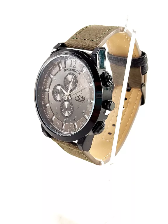 ZEGAREK NEW YORKER ZIELONY PASEK