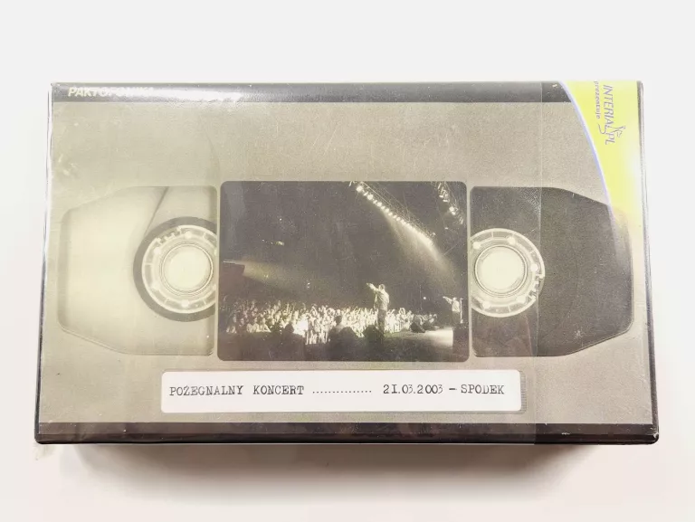 KASETA VHS PAKTOFONIKA POŻEGNALNY KONCERT 21.03.2003