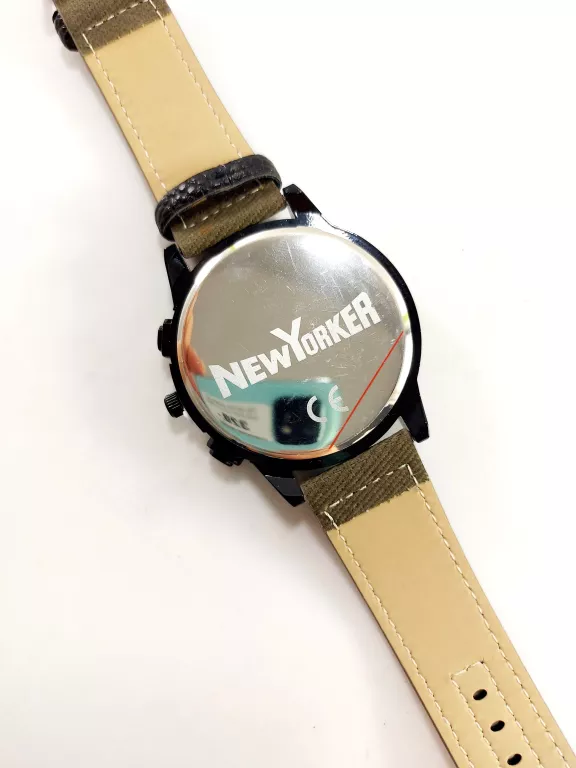 ZEGAREK NEW YORKER ZIELONY PASEK
