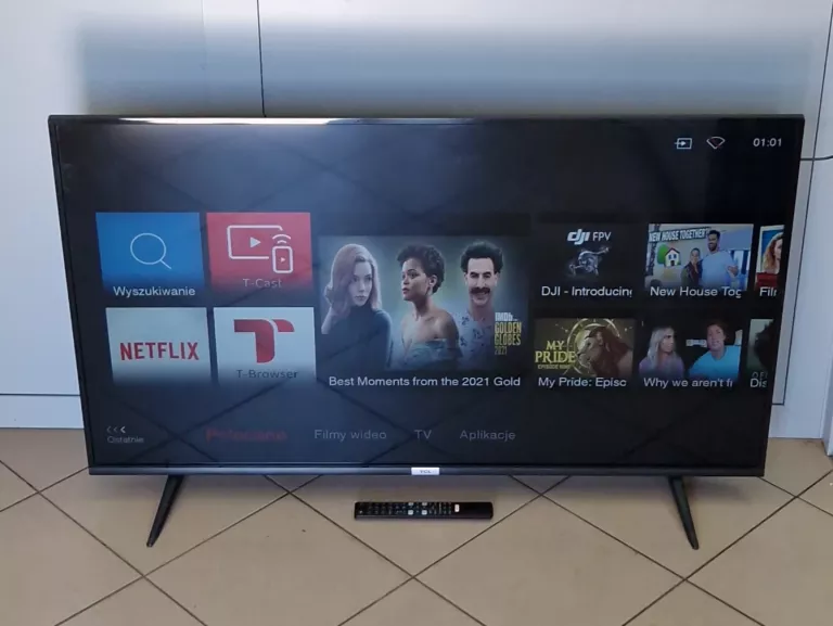 TELEWIZOR TCL 50P610 50 CALI SMART TV ODBIÓR OSOBISTY