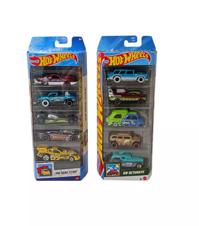 ZESTAW AUTEK HOT WHEELS MIX RODZAJÓW 5 AUTEK
