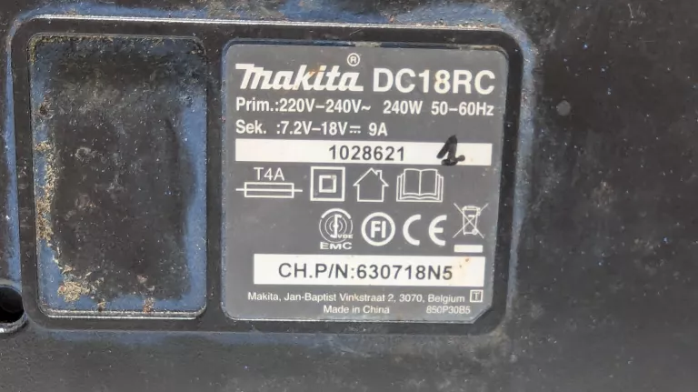 ŁADOWARKA MAKITA DC18RC AKUMULATOR 5.0 AH BL1850B