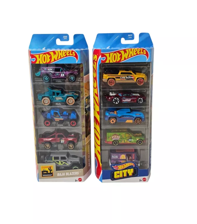 ZESTAW AUTEK HOT WHEELS MIX RODZAJÓW 5 AUTEK