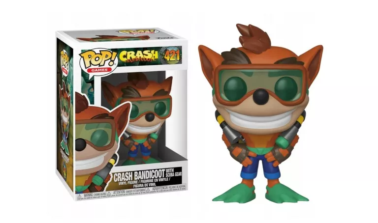 FIGURKA FUNKO POP! CRASH BANDICOOT SCUBA CRASH 421