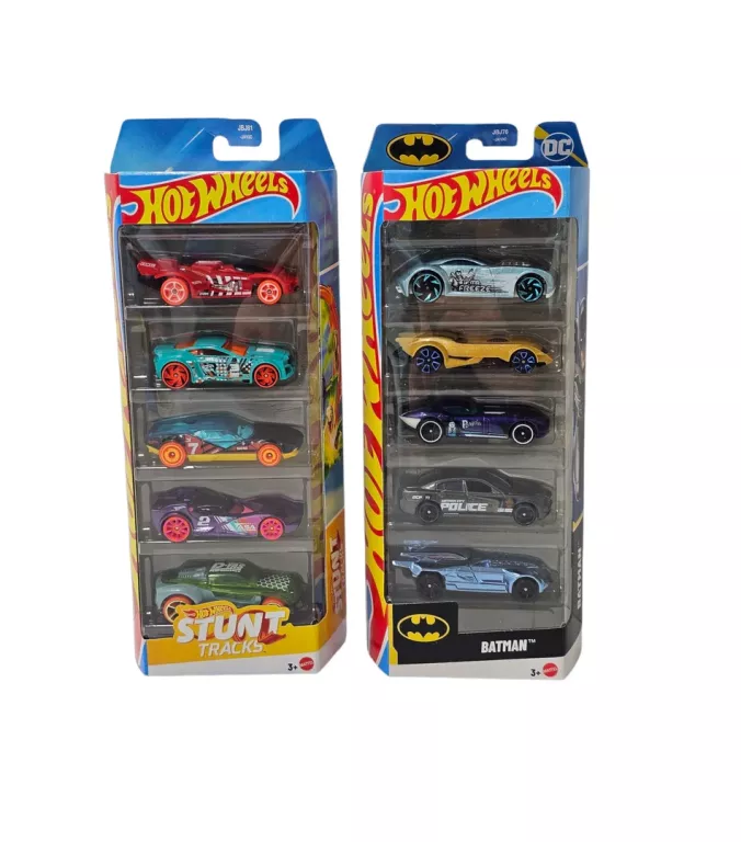 ZESTAW AUTEK HOT WHEELS MIX RODZAJÓW 5 AUTEK