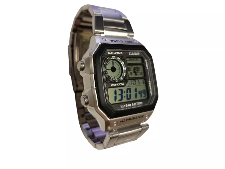 ZEGAREK CASIO WORLD TIME ILLUMINATOR