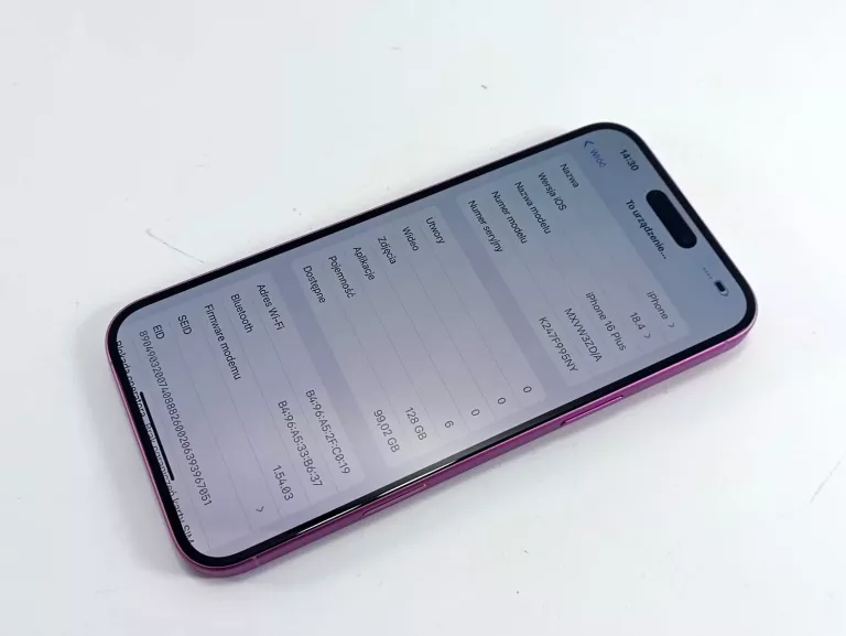 APPLE IPHONE 16 PLUS 128 GB BEZ BLOKAD GWR!
