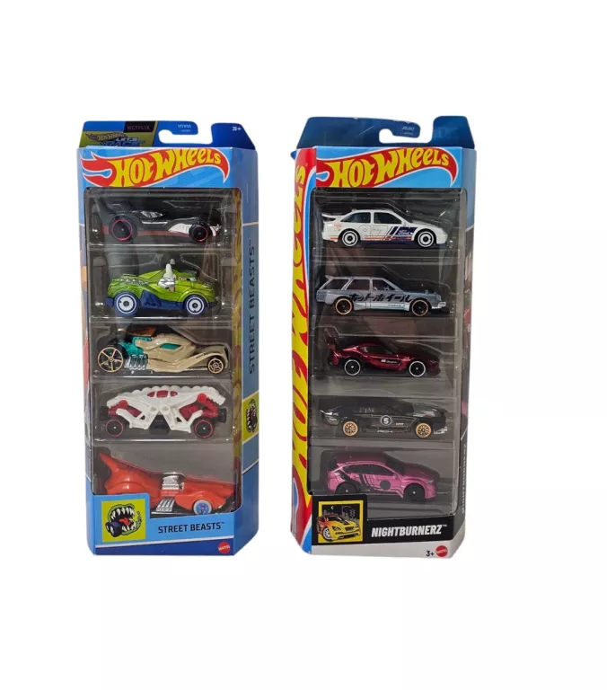 ZESTAW AUTEK HOT WHEELS MIX RODZAJÓW 5 AUTEK