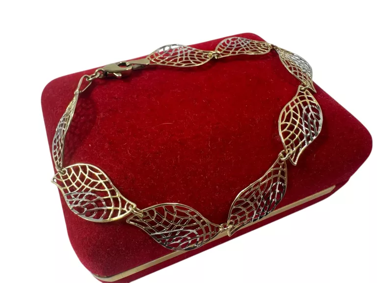 PRZEPIĘKNA ZŁOTA BRANSOLETKA PRÓBY 333 / 3,26G / 19CM