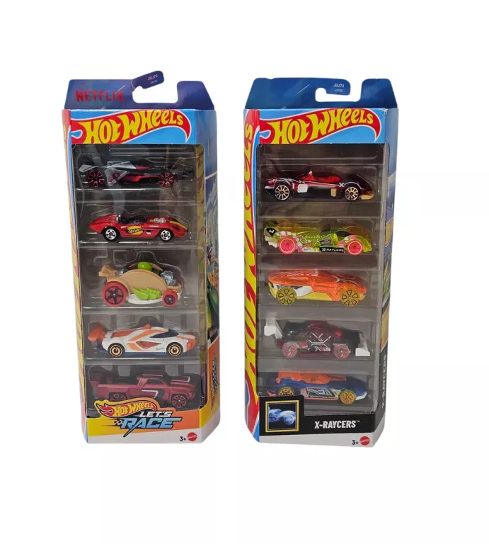 ZESTAW AUTEK HOT WHEELS MIX RODZAJÓW 5 AUTEK