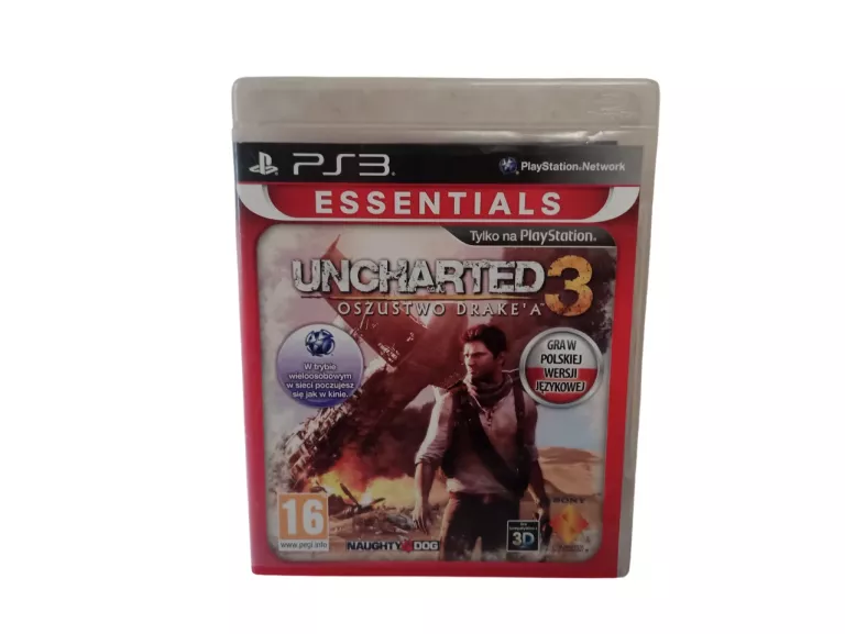 GRA PS3 UNCHARTED 3 OSZUSTWO DRAKE'A