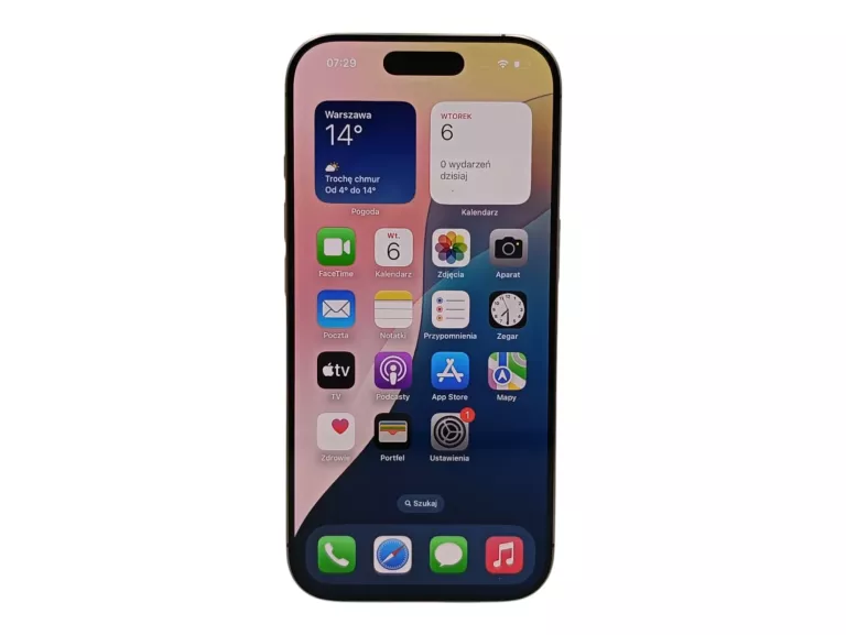 SMARTFON APPLE IPHONE 16 PRO 128GB BATERIA 100% - NA CZĘŚCI !