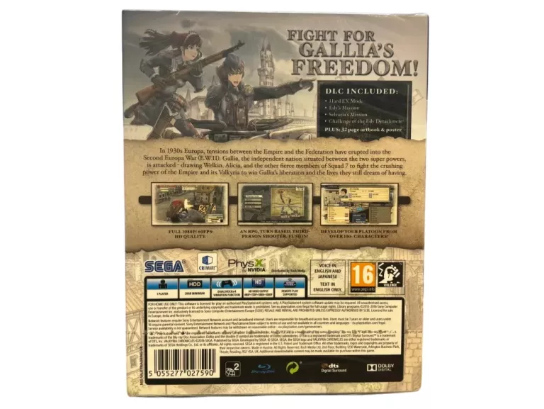 GRA NA PLAYSTATION 4 VALKYRIA CHRONICLES REMASTERED EUROPA EDITION - FOLIA