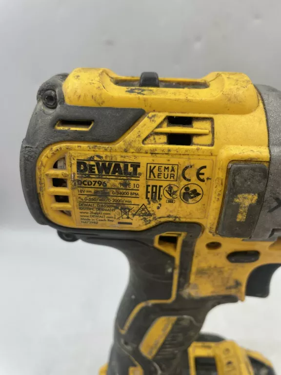 WKRĘTARKA DEWALT DCD796 + AKUMULATOR 3.0 AH