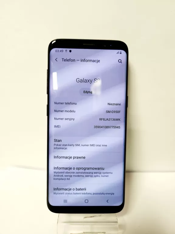 TELEFON SAMSUNG GALAXY S8 4/64GB - STAN BARDZO DOBRY !!