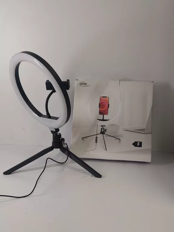 LAMPA PIERŚCIENIOWA LED ZE STATYWEM