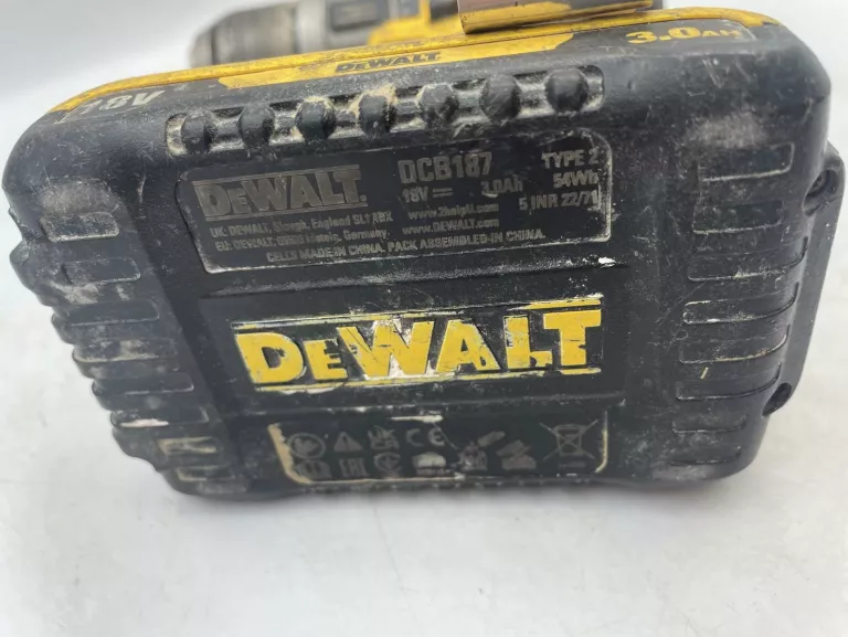 WKRĘTARKA DEWALT DCD796 + AKUMULATOR 3.0 AH