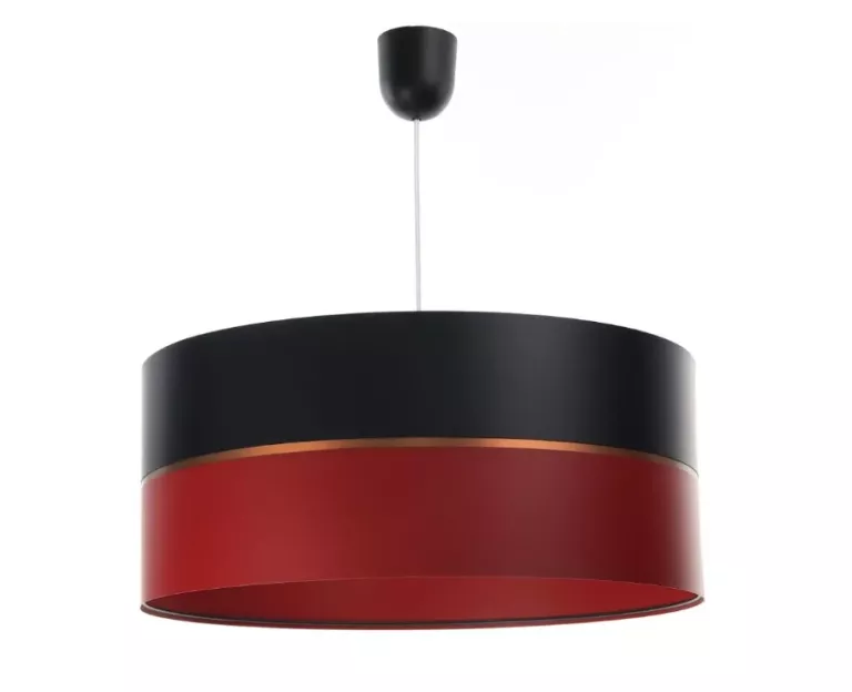 LAMPA BPS KONCEPT WISZĄCA SIMPLY GLAMOUR 40 CZERWONA/CZARNA