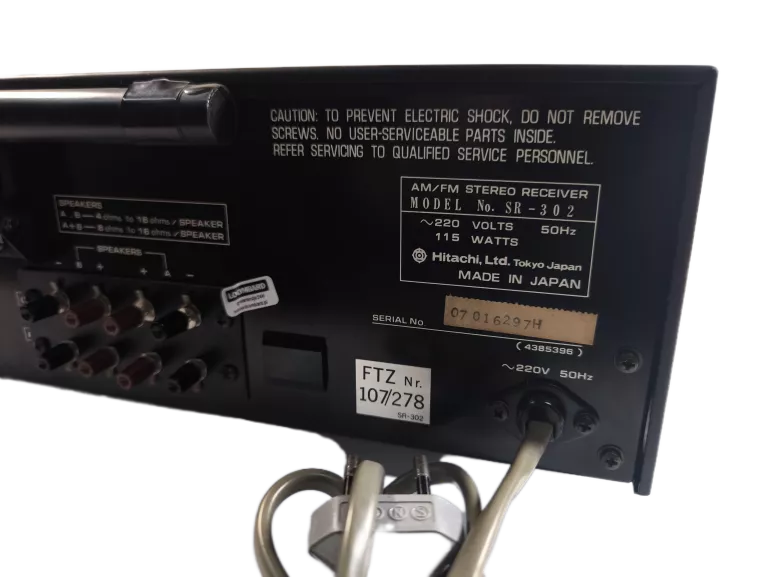 AMPLITUNER HITACHI SR-302