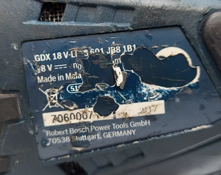 ZAKRĘTARKA BOSCH PROFESSIONAL GDX 18V-LI +AKU 6AH +AKU 5AH