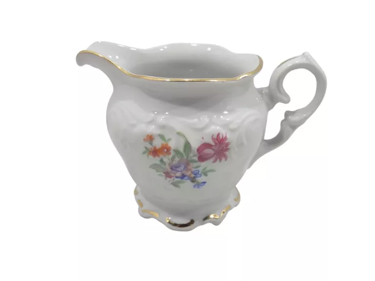 KWIATOWY SERWIS KAWOWY PORCELANA WAŁBRZYCH 6 OS. KOMPLET