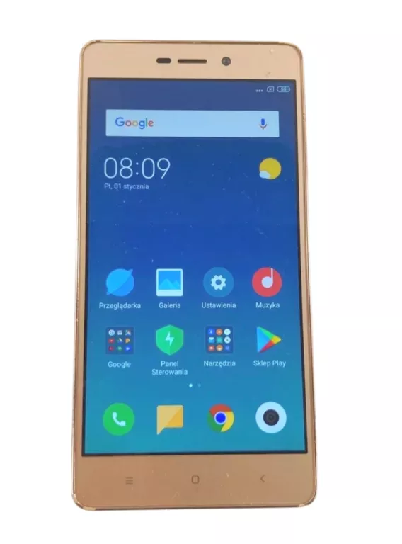 SMARTFON XIAOMI REDMI 3S 2 GB / 16 GB 4G (LTE) ZŁOTY