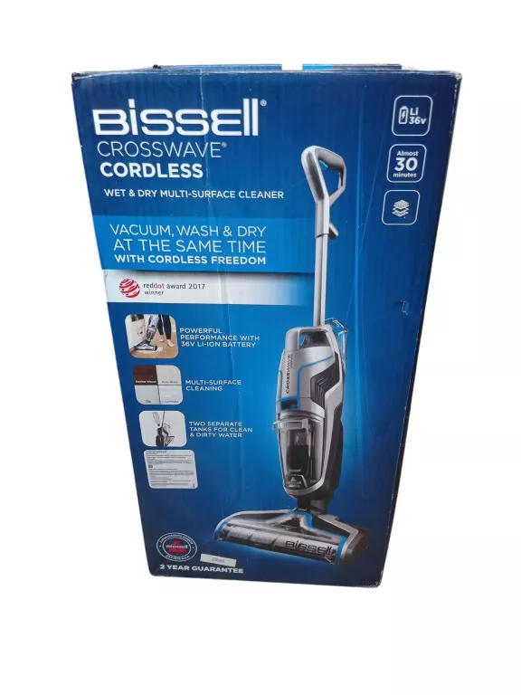 BISSELL CROSS WAVE CORDLESS 2582N ODKURZACZ PIORĄCY