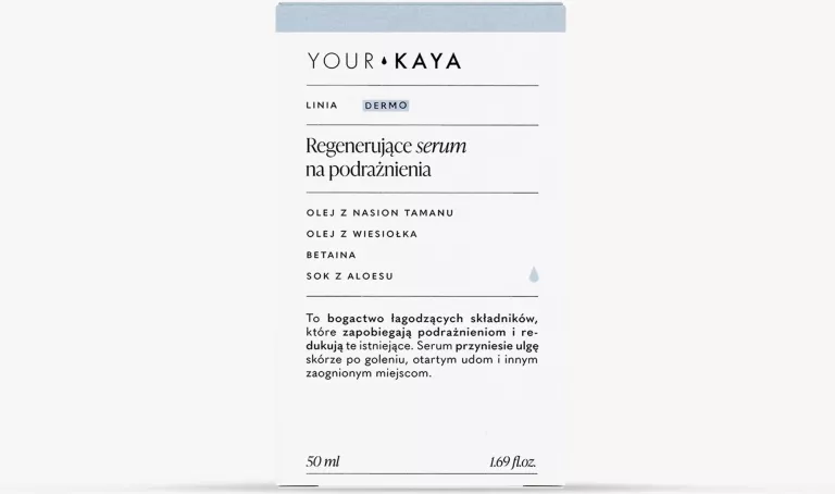 SERUM NA PODRAŻNIENIA SKÓRY PO GOLENIU REGENERUJĄCE YOUR KAYA 50 ML