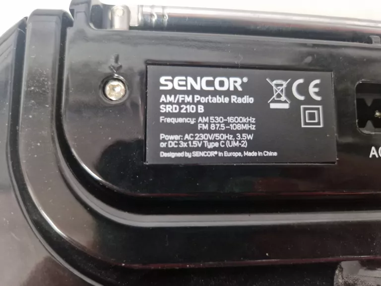 RADIO SENCOR SRD 210B