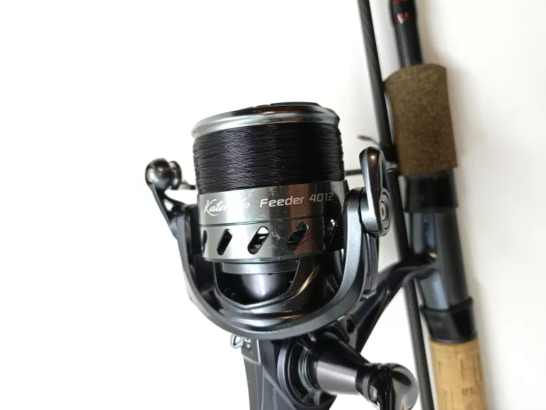 WĘDKA WINNER METHOD FEEDER X-CARP 3,3 + KOŁOWROTEK KATSUDO FEEDER 4012