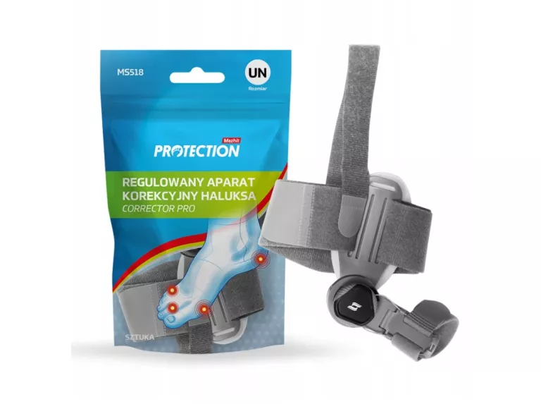 MAZBIT REGULOWANY APARAT KORYGUJĄCY HALUKSA CORRECTOR PRO